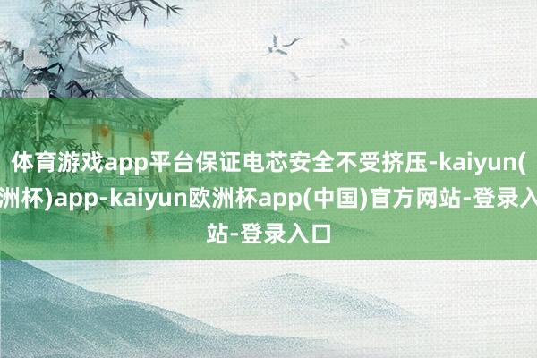 体育游戏app平台保证电芯安全不受挤压-kaiyun(欧洲杯)app-kaiyun欧洲杯app(中国)官方网站-登录入口