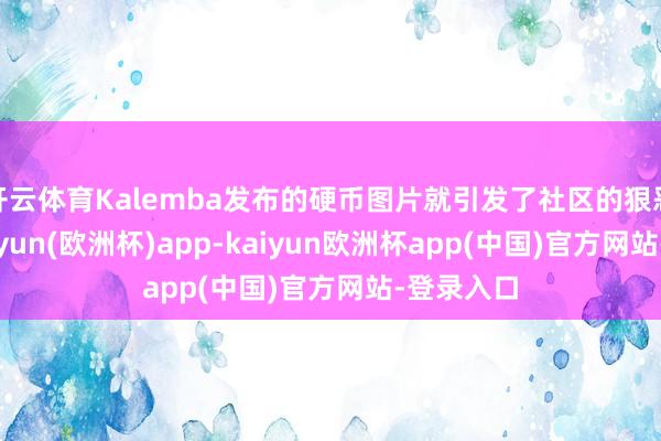 开云体育Kalemba发布的硬币图片就引发了社区的狠恶商榷-kaiyun(欧洲杯)app-kaiyun欧洲杯app(中国)官方网站-登录入口