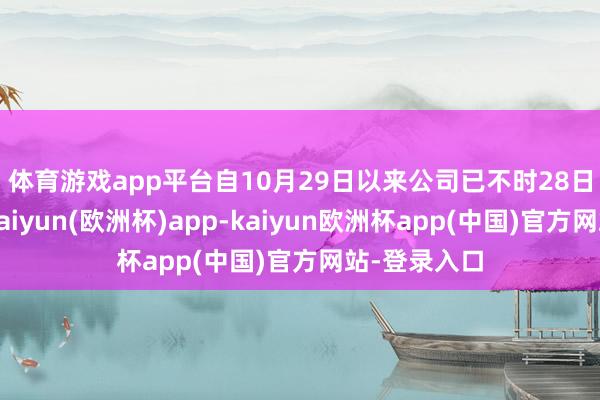 体育游戏app平台　　自10月29日以来公司已不时28日进行回购-kaiyun(欧洲杯)app-kaiyun欧洲杯app(中国)官方网站-登录入口