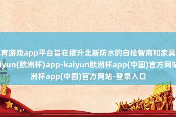体育游戏app平台旨在擢升北新防水的自检智商和家具性量水平-kaiyun(欧洲杯)app-kaiyun欧洲杯app(中国)官方网站-登录入口