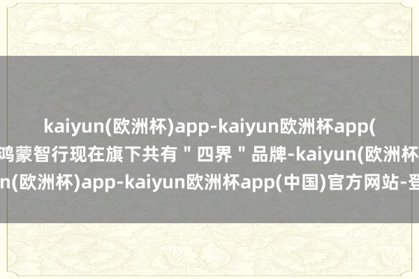 kaiyun(欧洲杯)app-kaiyun欧洲杯app(中国)官方网站-登录入口鸿蒙智行现在旗下共有＂四界＂品牌-kaiyun(欧洲杯)app-kaiyun欧洲杯app(中国)官方网站-登录入口