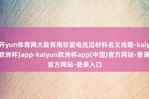 开yun体育网大致有用珍爱电流沿材料名义线路-kaiyun(欧洲杯)app-kaiyun欧洲杯app(中国)官方网站-登录入口